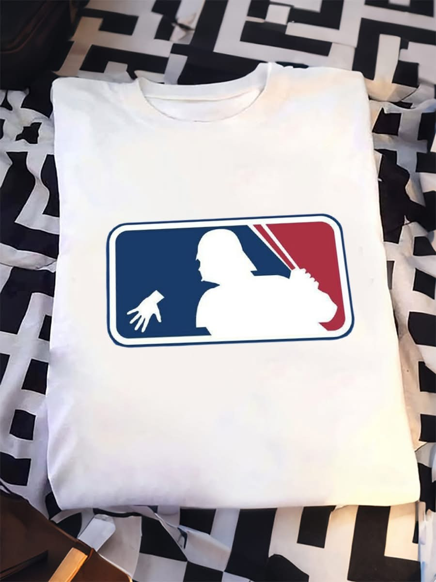 Star Wars Darth Vader Major League Badass T-Shirt MLB Parody Funny Gifts For Fans-1