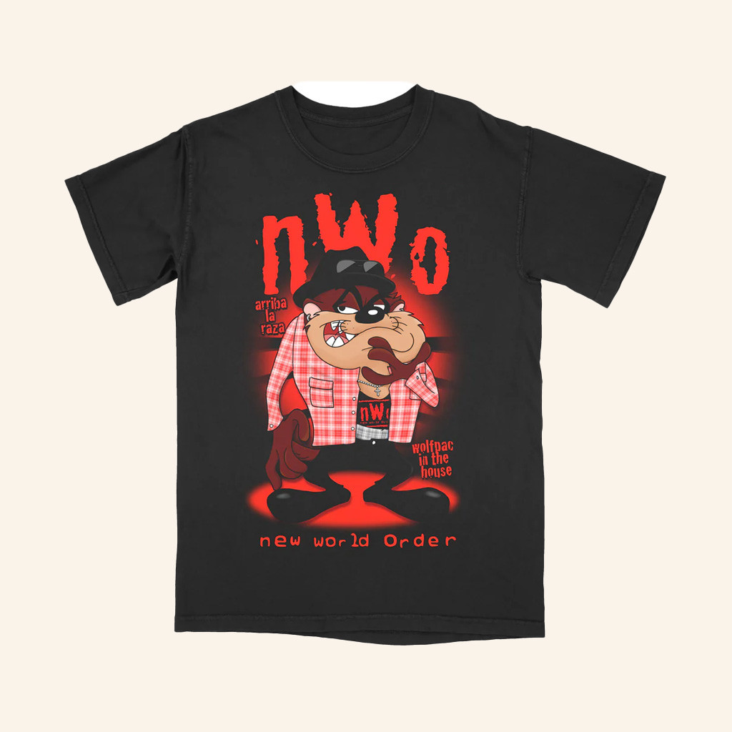 Stashpages Merch Taz Black N Red T-Shirt Gift Ideas For Boyfriend-1