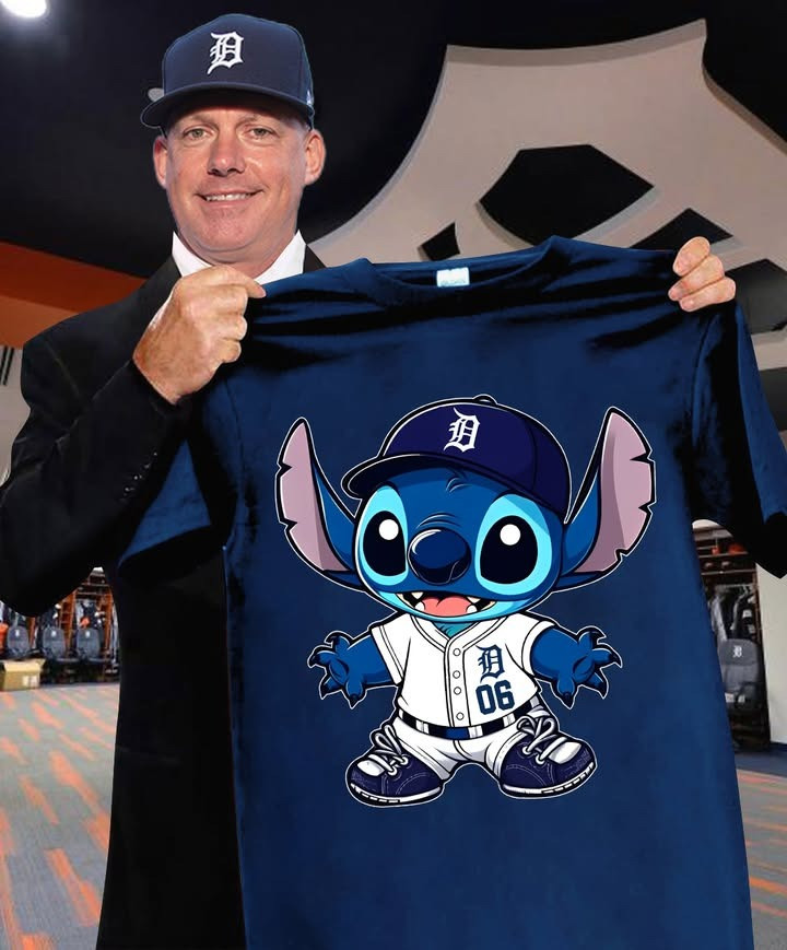 Stitch Detroit Tigers T-Shirt Cute Baseball Fan Merch Gifts For Stitch Lovers For Him Her-1 Stitch Detroit Tigers T-Shirt Cute Baseball Fan Merch Gifts For Stitch Lovers For Him Her-1