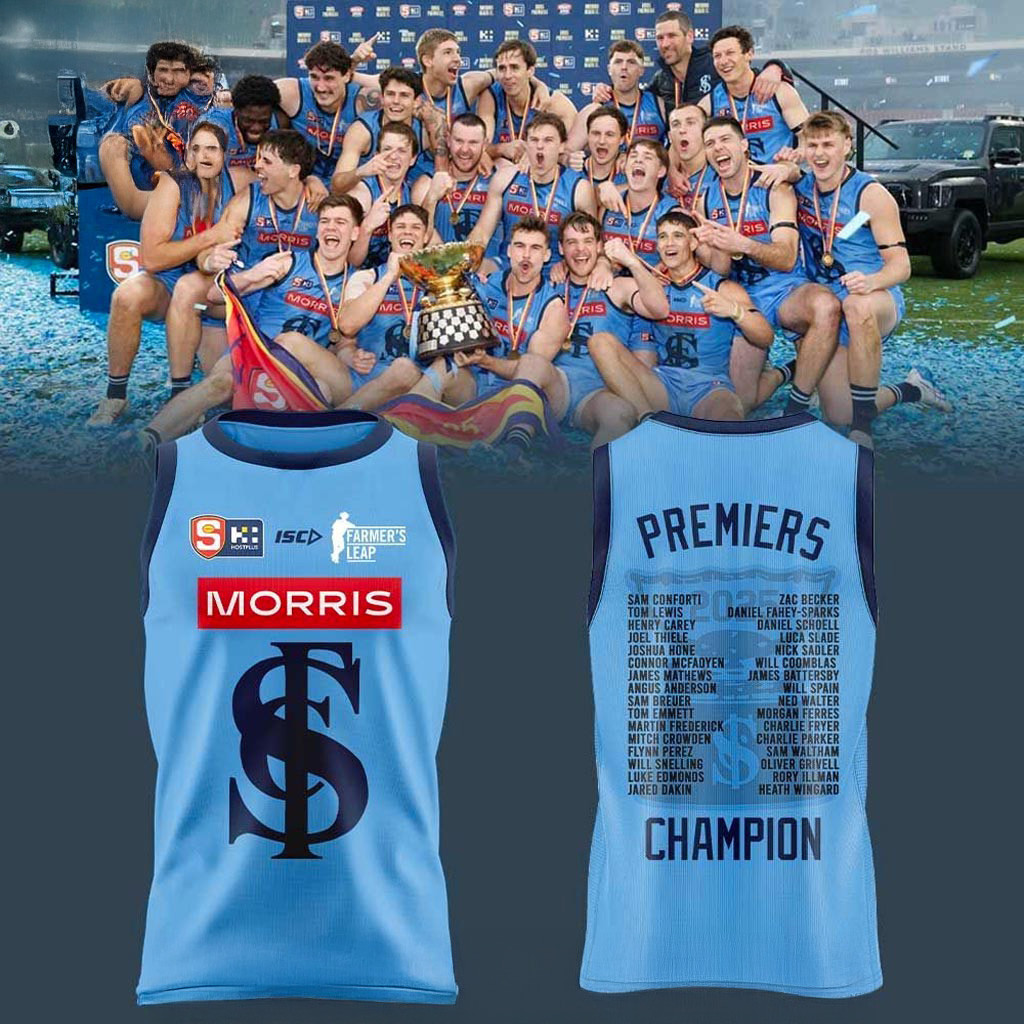 Sturt FC 2025 League Premiers Jersey Sturt FC Merch Gift Ideas For Football Lovers-1