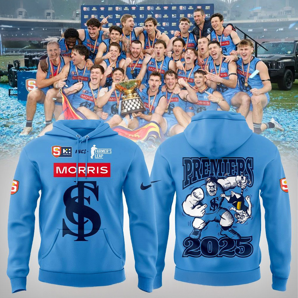 Sturt Football Club 2025 League Premiers Hoodie Sturt Football Club Merch Gift For Fans-1
