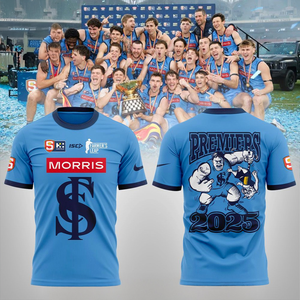 Sturt Football Club 2025 League Premiers Shirt Sturt Football Club Merch Him Gifts-1