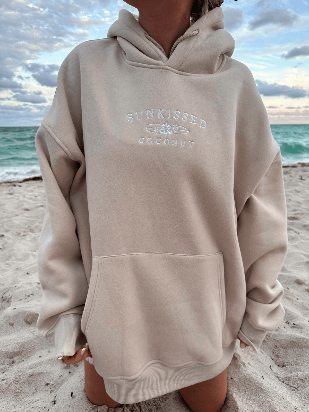 Sunkissed Coconut Hoodie Mother's Day Gifts From Daughter Father's Day Gift for Him-1 Sunkissed Coconut Hoodie Mother's Day Gifts From Daughter Father's Day Gift for Him-1