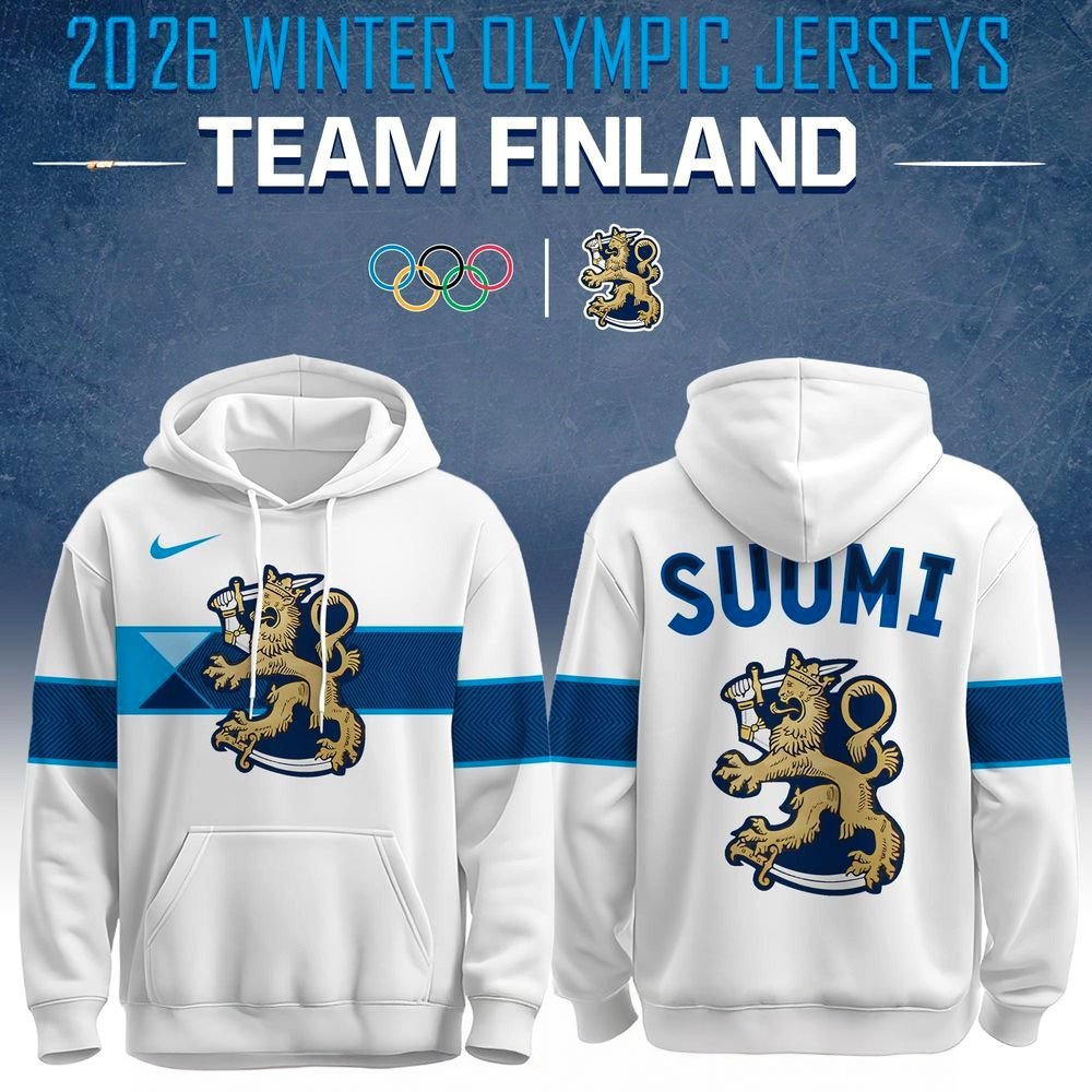 Suomi Finland Team Hoodie Winter Olympic Merch Sports Day Outfits Gifts Idea-1