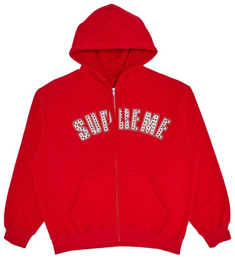 Supreme BB Simon Hoodie Red Zip Hoodie Gifts For Boyfriend Birthday Gifts For Best Friend-1
