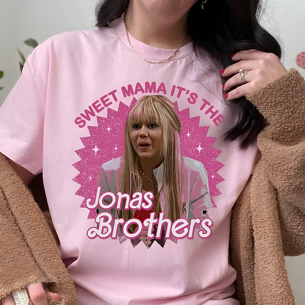 Sweet Mama It's The Jonas Brothers Shirt Pink Funny Jonas Brothers Merch Apparel-1