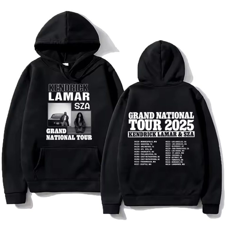 Sza And Kendrick National Tour Merch 2025 Hoodie SZA Kendrick GNX Merch Unique Fan Gifts-1