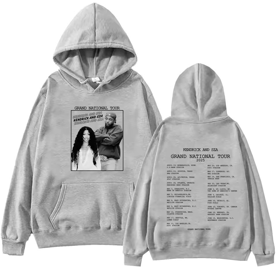 Sza And Kendrick Tour Merch Hoodie 2025 Kendrick SZA Grand National Tour Merch Fan Gifts-1 Sza And Kendrick Tour Merch Hoodie 2025 Kendrick SZA Grand National Tour Merch Fan Gifts-1
