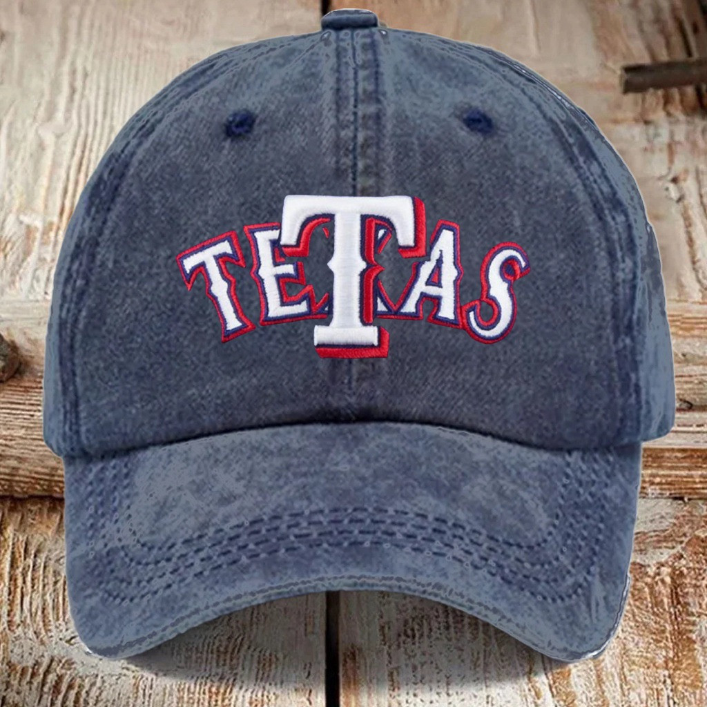 TETAS Hat Texas Rangers Vulgar Hat Texas Overlap New Era MLB Vulgar Baseball Cap Gifts-1