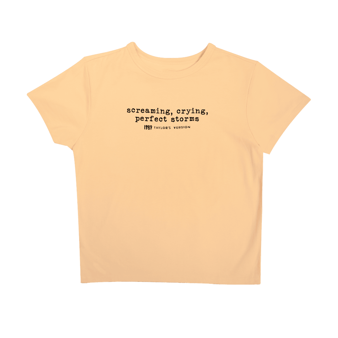 Taylor Nation Merch Screaming Crying Perfect Storms Baby T-Shirt Gifts For Swifties-1