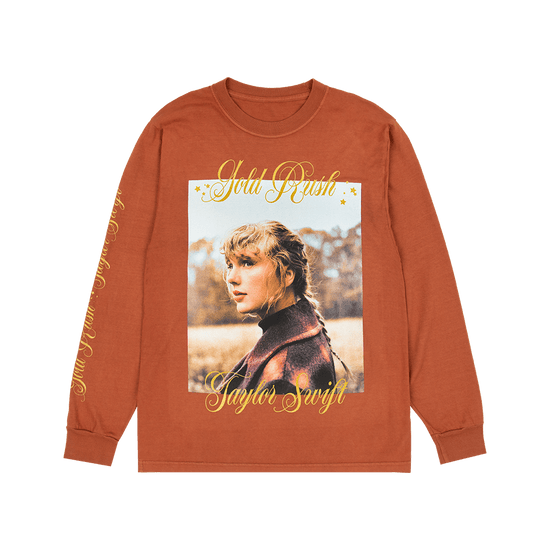 Taylor Swift Merch Evermore Gold Rush Long Sleeve T-Shirt Gifts For Taylor Swift Lovers-1