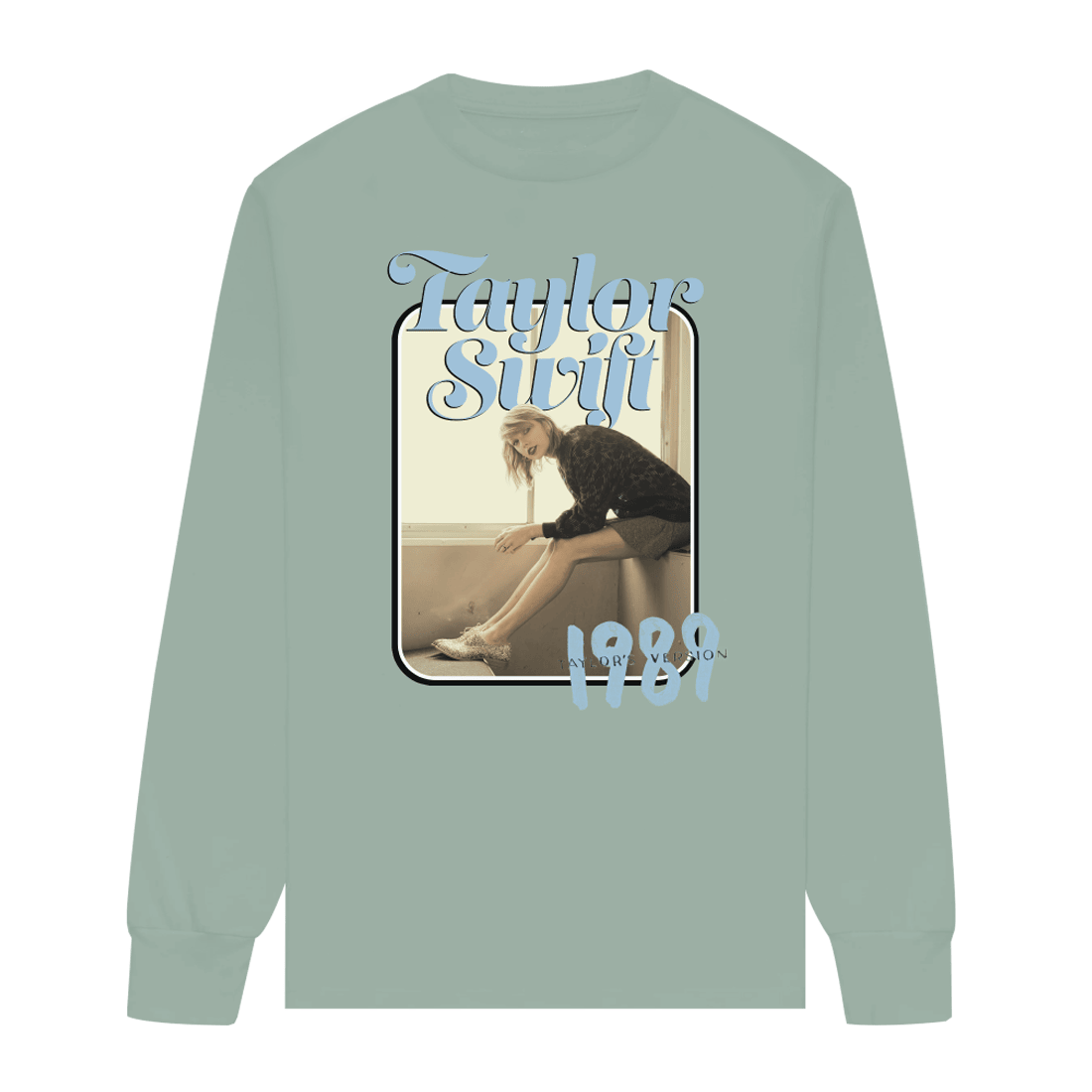 Taylor Swift Merch From The Vault Greene 1989 Taylor's Version Photo Long Sleeve Fan Gifts-1 Taylor Swift Merch From The Vault Greene 1989 Taylor's Version Photo Long Sleeve Fan Gifts-1