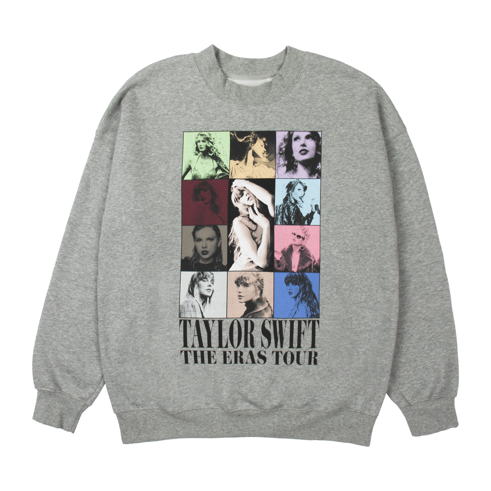 Taylor Swift Merch Sweatshirt Taylor Swift The Eras Tour II Gray Crewneck Swiftie Gifts-1