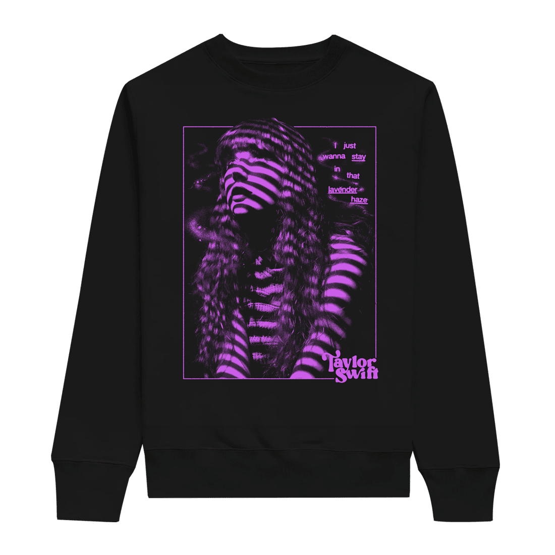 Taylor Swift Merch Sweatshirt The Eras Tour I Just Want To Stay Crewneck Swiftie Apparel-1