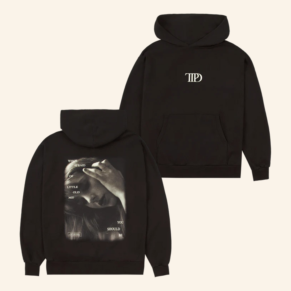 Taylor Swift Merch TTPD Who's Afraid Of Little Old Me Hoodie Gift For Swifties-1