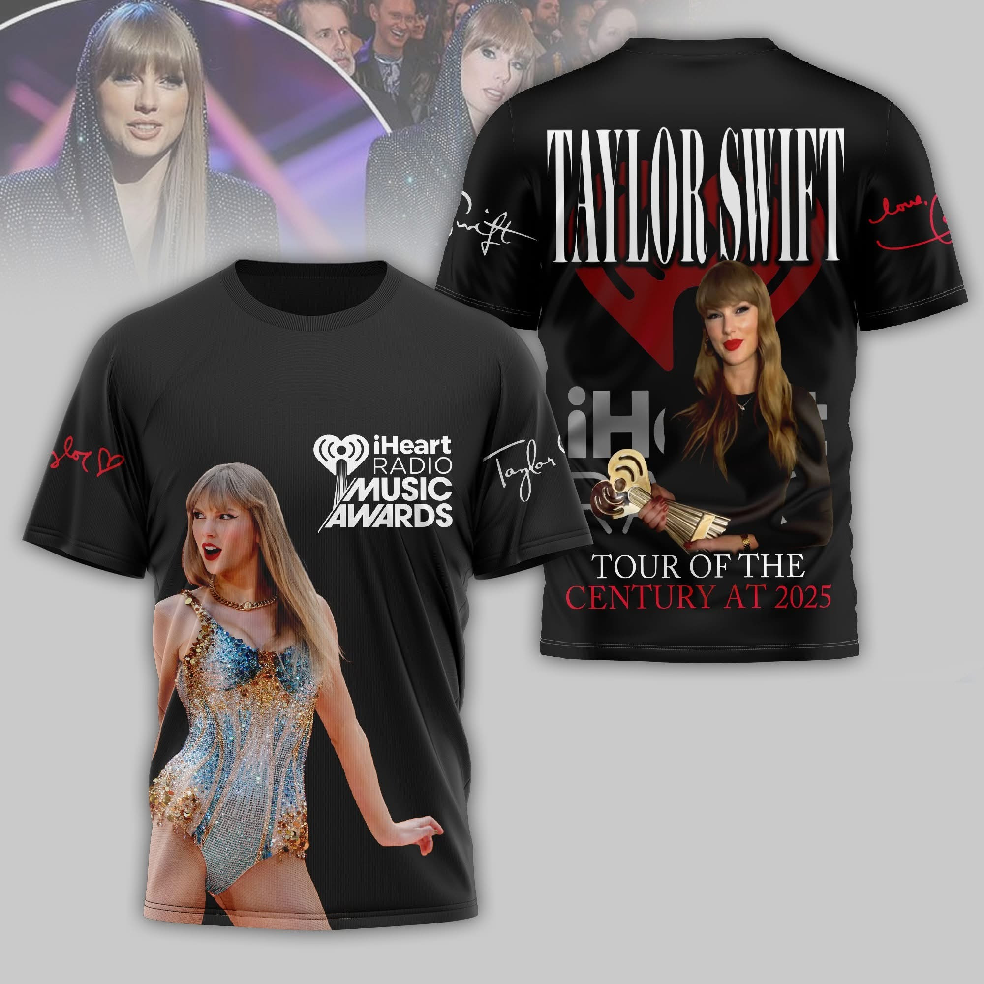 Taylor Swift T-Shirt Tour Of The Century At 2025 Taylor Swift Merch Gifts For Fans-1