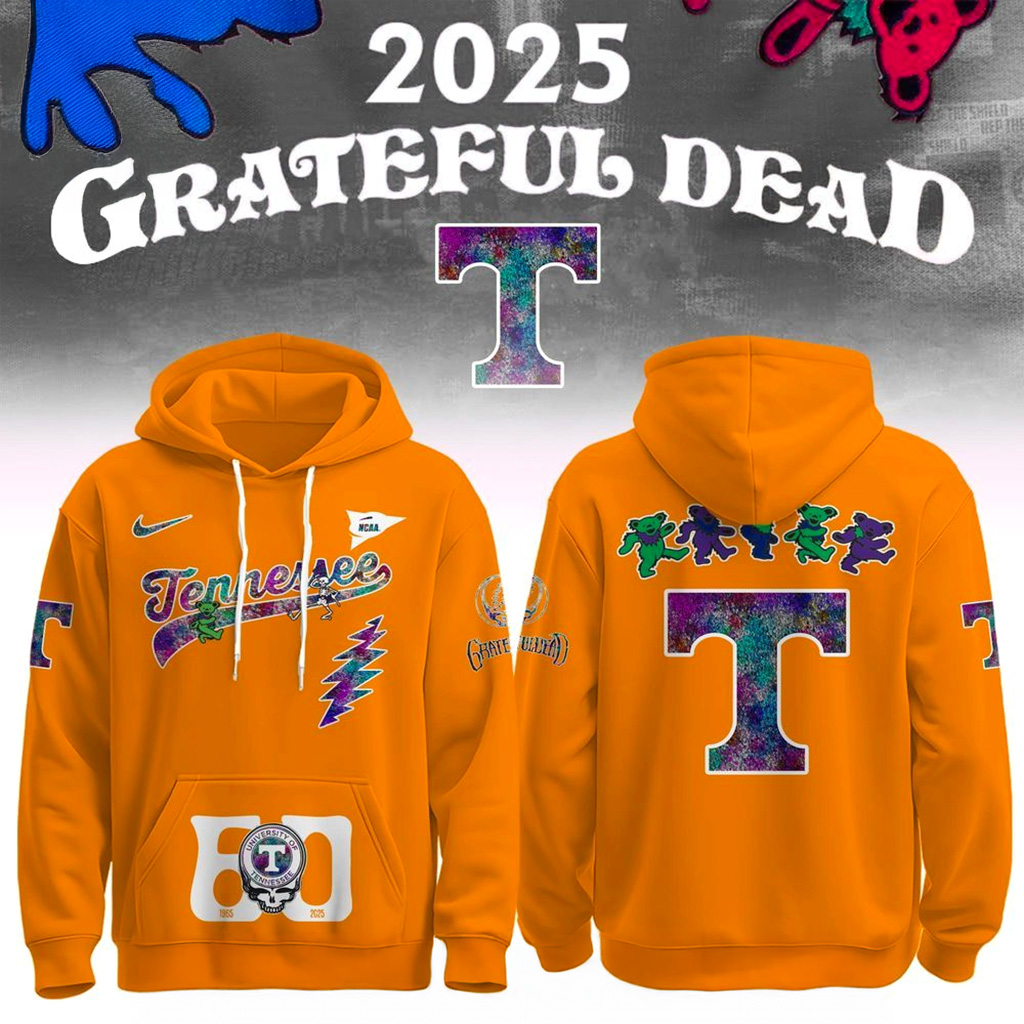 Tennessee Volunteers x Grateful Dead 60th 1965 2025 Hoodie Volunteers Merch Xmas Gifts For Dudes-1 Tennessee Volunteers x Grateful Dead 60th 1965 2025 Hoodie Volunteers Merch Xmas Gifts For Dudes-1