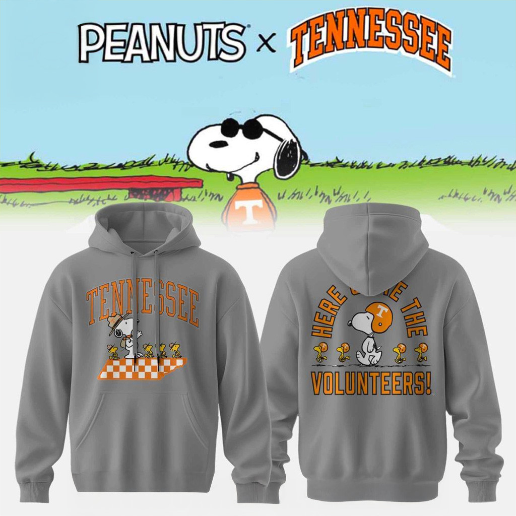 Tennessee Volunteers x Snoopy 2025 New Season Hoodie Tennessee Volunteers Merch Fan Gifts-1