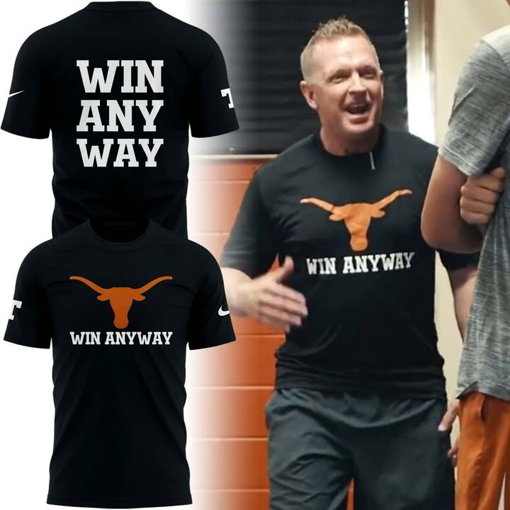 Texas Longhorns Win Any Way T-Shirt Inspired Texas Longhorns Fan Merch Best Gifts-1