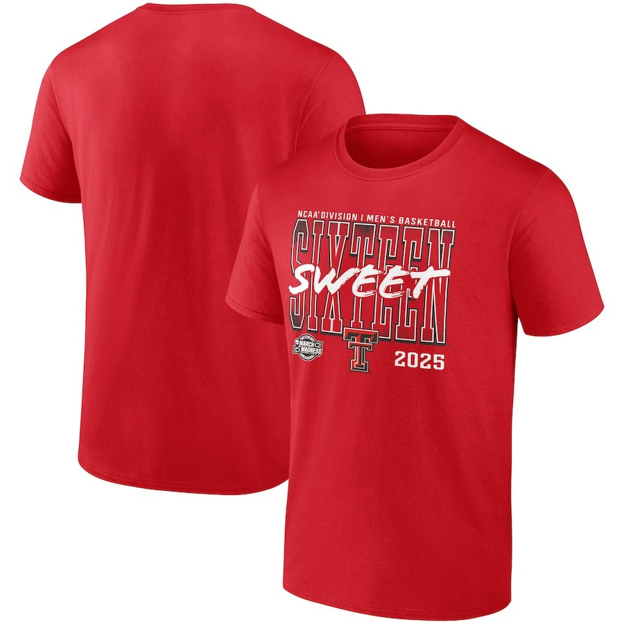 Texas Tech Elite 8 Shirt Red Raiders 2025 NCAA Men's Basketball March Madness Sweet 16-1