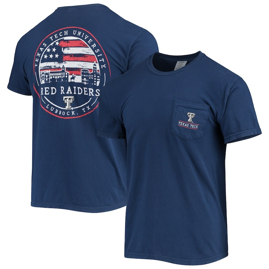 Texas Tech Red Raiders Campus Americana T-Shirt Texas Tech University Shirt Merch-1 Texas Tech Red Raiders Campus Americana T-Shirt Texas Tech University Shirt Merch-1