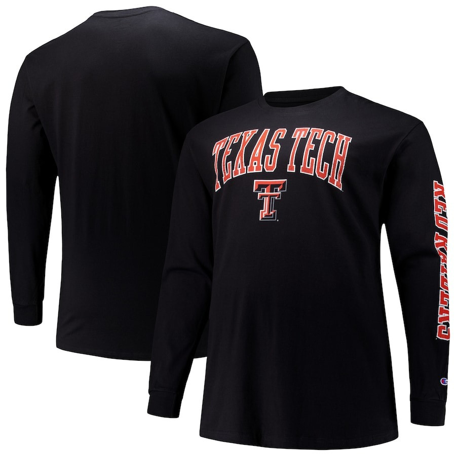 Texas Tech Red Raiders Champion Long Sleeve T-Shirt Texas Tech Merch Apparel Gifts-1 Texas Tech Red Raiders Champion Long Sleeve T-Shirt Texas Tech Merch Apparel Gifts-1