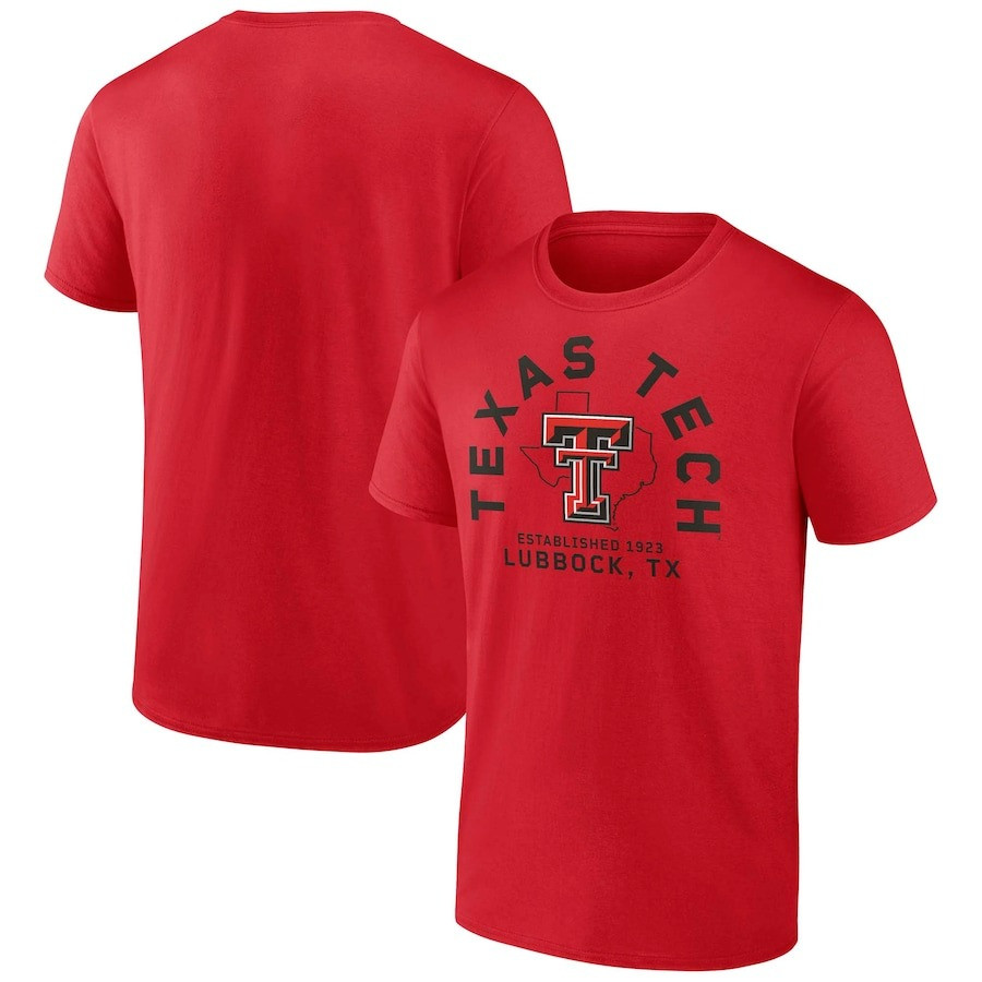 Texas Tech Red Raiders Established 1923 Lubbock Texas T-Shirt Gifts For Fans-1
