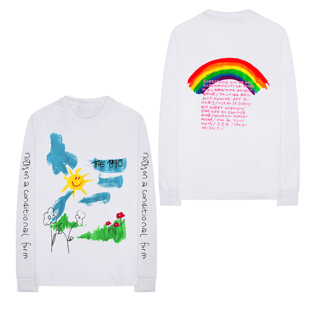The 1975 Merch NOACF Doodle Sweatshirt Gifts For Pop Band Fans Gift Idea for Boyfriend-1