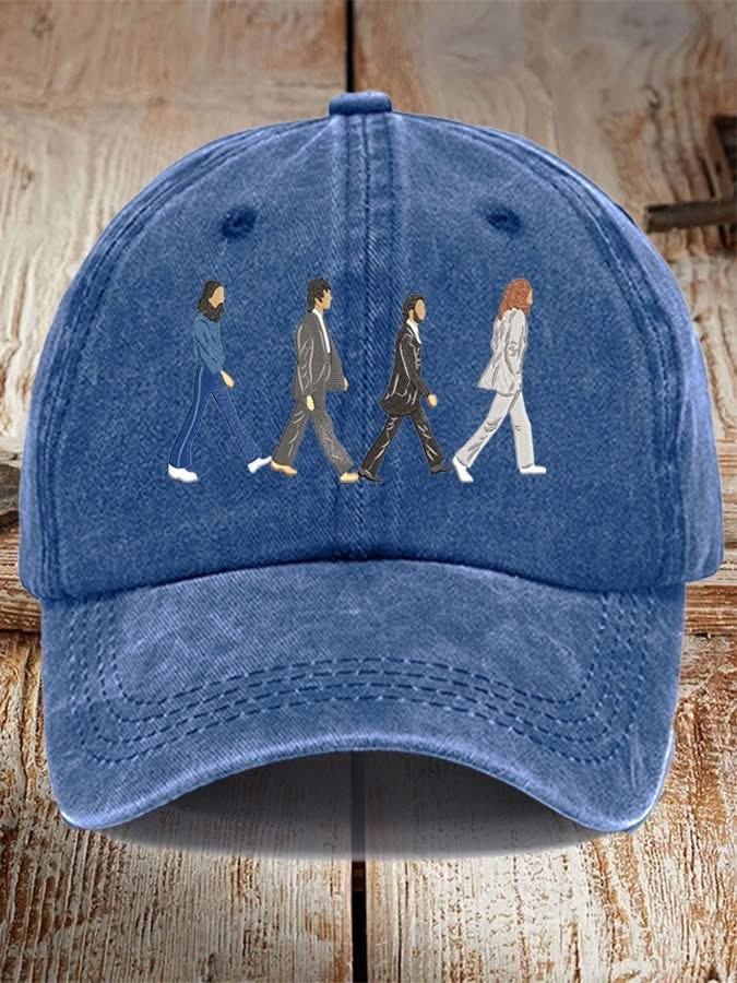 The Beatles On Abbey Road Hat The Beatles Merchandise Baseball Cap Unique Fan Gifts-1