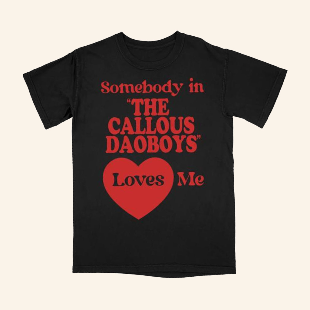 The Callous Daoboys Merch Black Love Shirt Gifts For Her-1