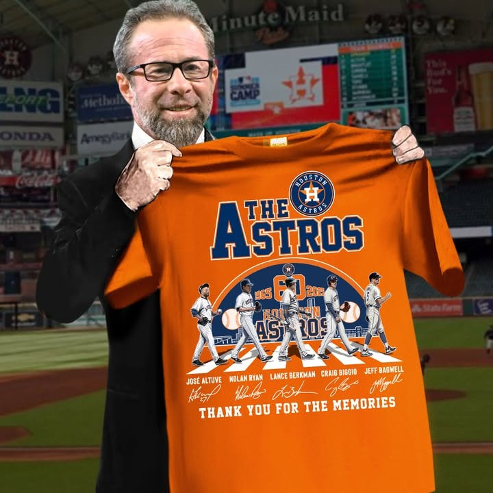 The Houston Astros 60Th Anniversary 1965-2025 T-Shirt Thank You For The Memories Fan Gifts-1