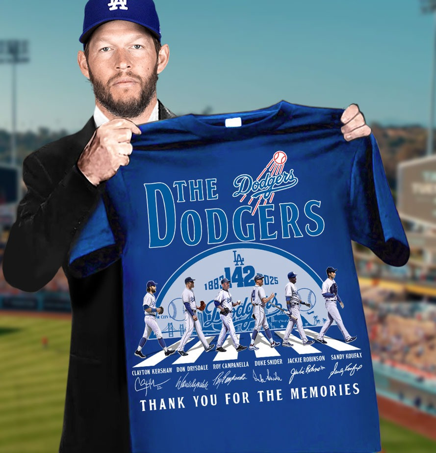 The Los Angeles Dodgers Thank You For Memories T-Shirt LA Los Angeles Baseball Fan Merch-1