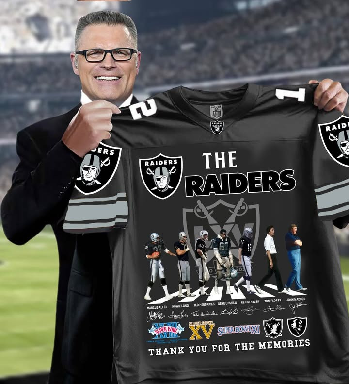 The Raiders 65th Anniversary Jersey Thank You For The Memories Las Vegas Raiders Fan Merch-1