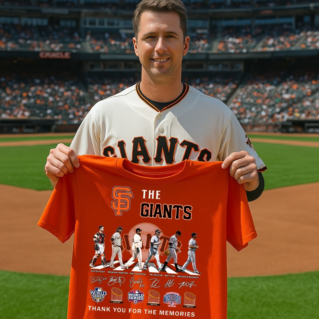The San Francisco Giants T-Shirt Signature Thank You For The Memories Fan Merch Gift Ideas-1