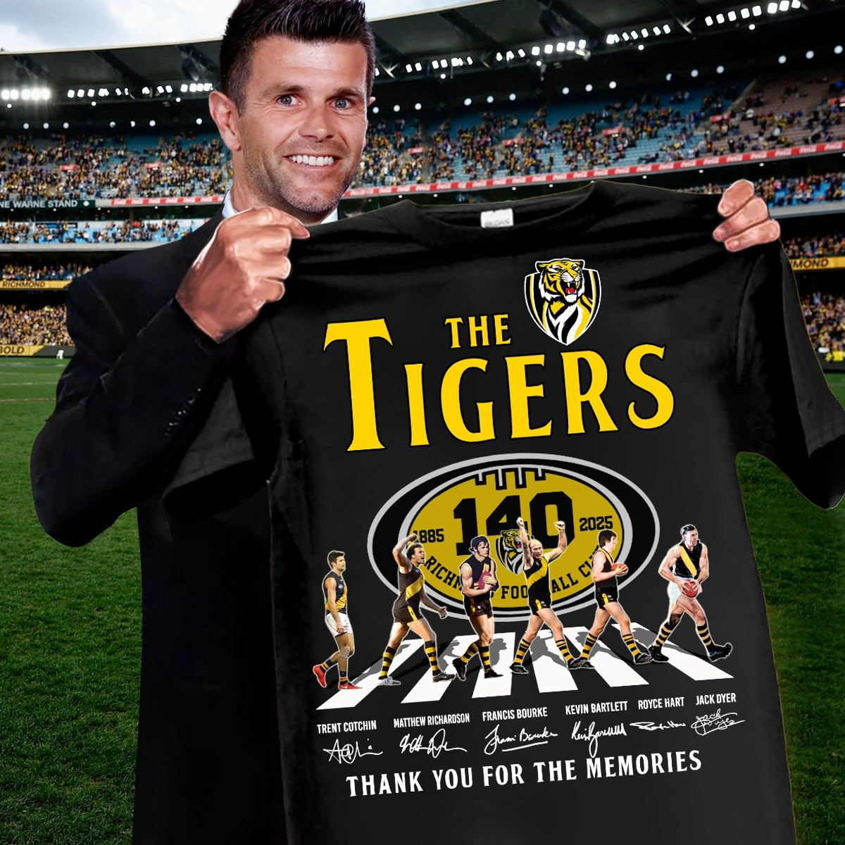 The Tigers Richmond 140Th Anniversary 1885-2025 Shirt Thank You For The Memories Fan Gifts-1