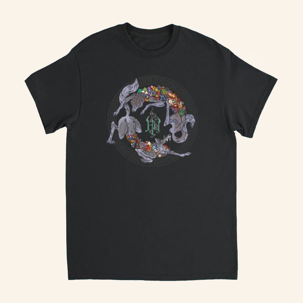 The Un Merch Wolf Circle Emblem T-Shirt Gifts For Son In Law-1