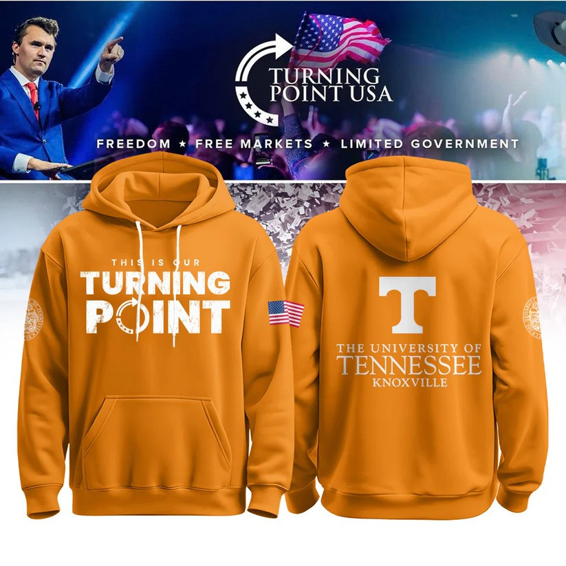 The University Of Tennessee Knoxville Hoodie This Is Our Turning Point TPUSA Merch Fans Gifts-1 The University Of Tennessee Knoxville Hoodie This Is Our Turning Point TPUSA Merch Fans Gifts-1