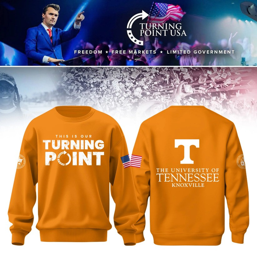The University Of Tennessee Knoxville Sweatshirt This Is Our Turning Point TPUSA Merch-1