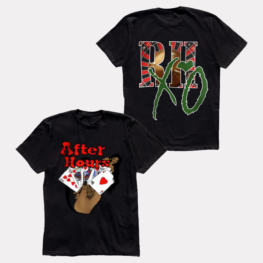 The Weeknd After Hours Til Dawn Tour Merch Shirt The Weeknd x Rhuigi After Hours Casino Tee-1