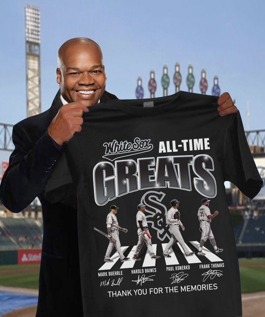 The White Sox All Time Greats Shirt Thank You For The Memories Baseball Gifts For Fans-1