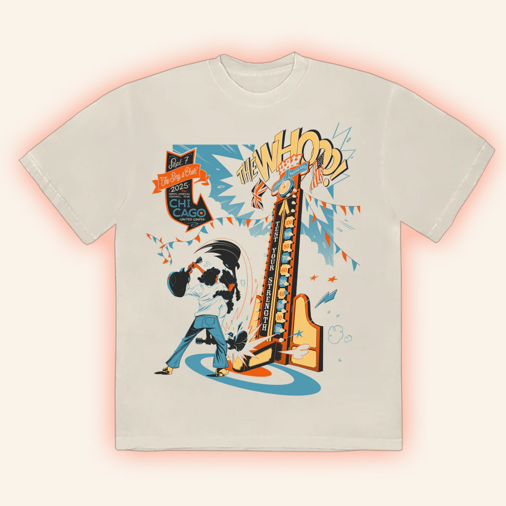 The Who Merch Chicago IL 2025 T-Shirt Unique Gift For Boyfriend Birthday-1