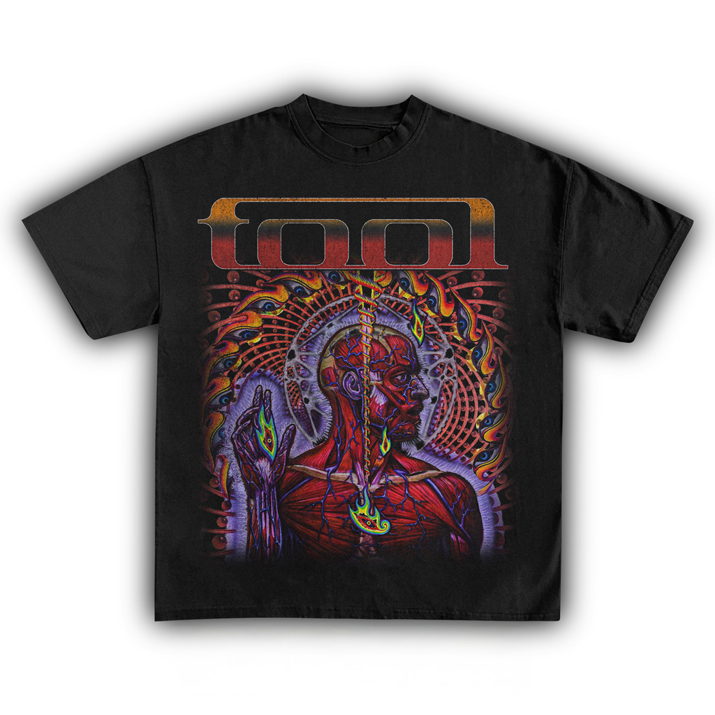 Tool Lateralus Vintage Black T-Shirt Tool Merch Presents For Music Lovers-1