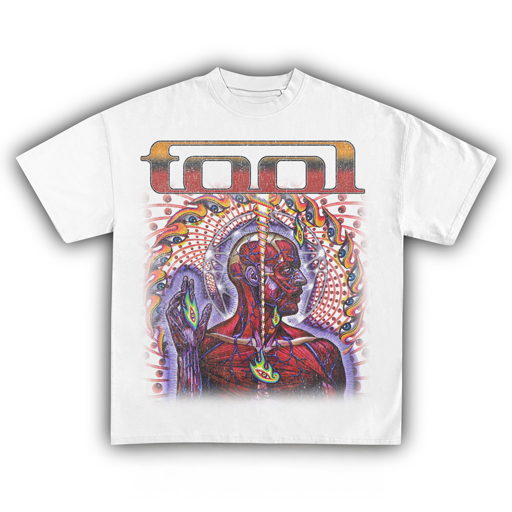 Tool Lateralus Vintage White T-Shirt Tool Merch Music Gift Ideas For Guys-1