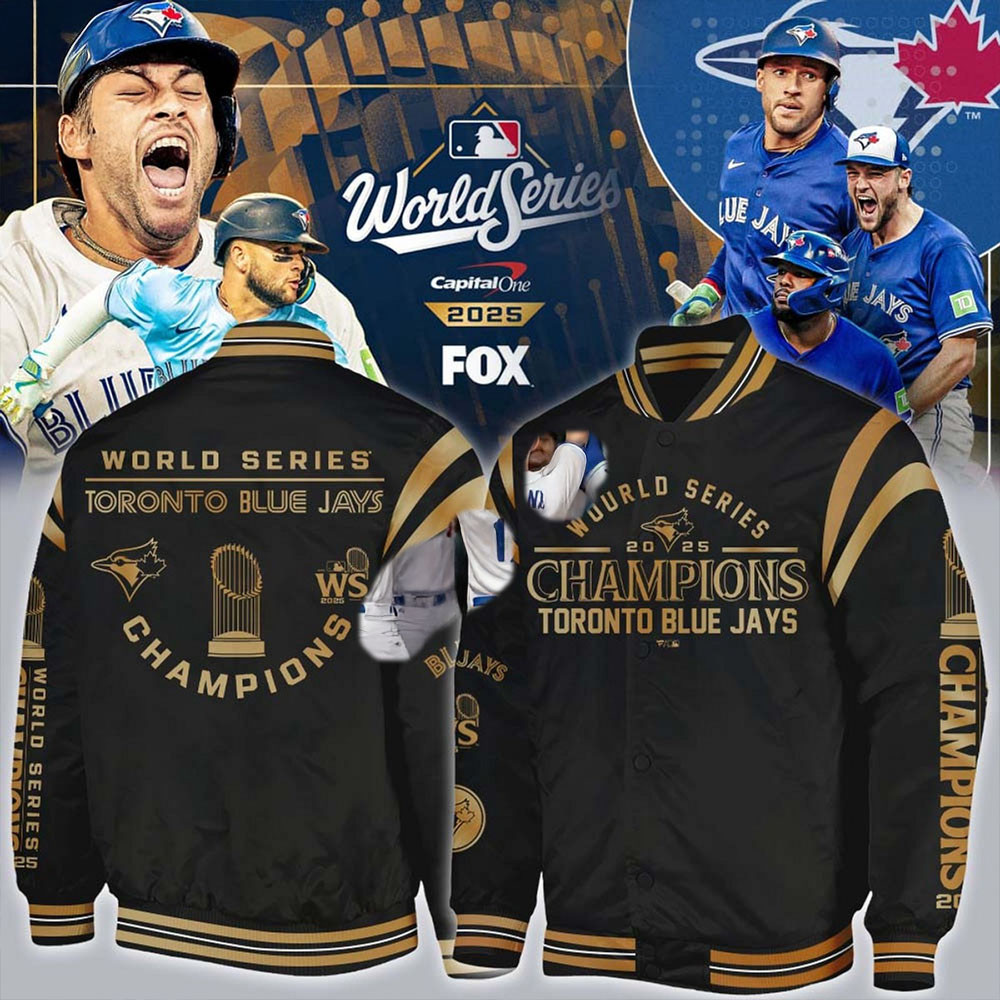 Toronto Blue Jays 2025 World Series Baseball Jacket Toronto Blue Jays Merch World Series Gifts-1 Toronto Blue Jays 2025 World Series Baseball Jacket Toronto Blue Jays Merch World Series Gifts-1