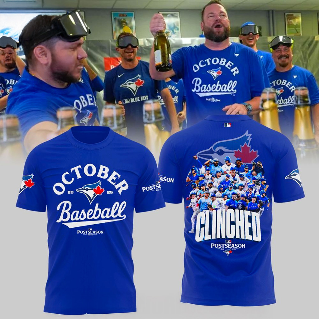 Toronto Blue Jays October 2025 Postseason Photo T-Shirt Blue Jays Merch Gift For Him-1