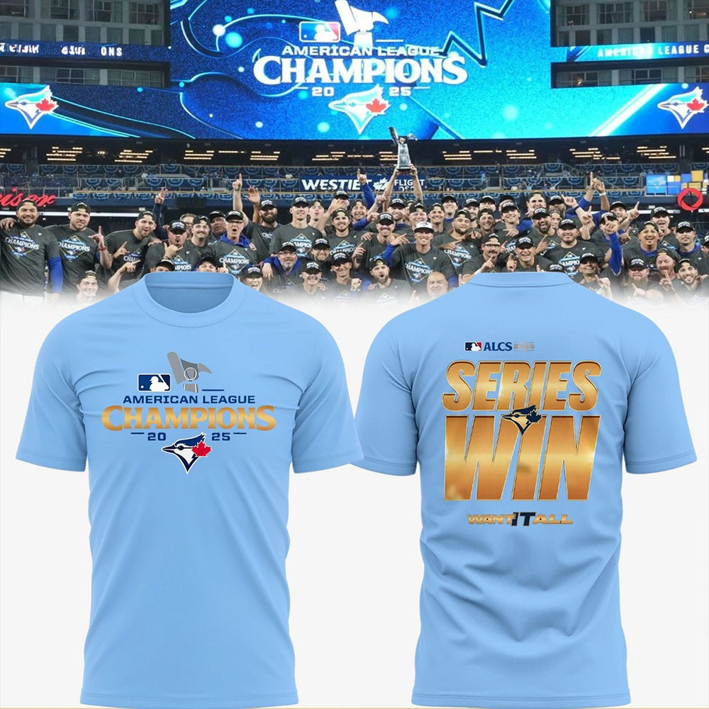 Toronto Blue Jays T-Shirt 2025 ALCS Champions Series Win Shirt Toronto Blue Jays Lovers Gifts-1