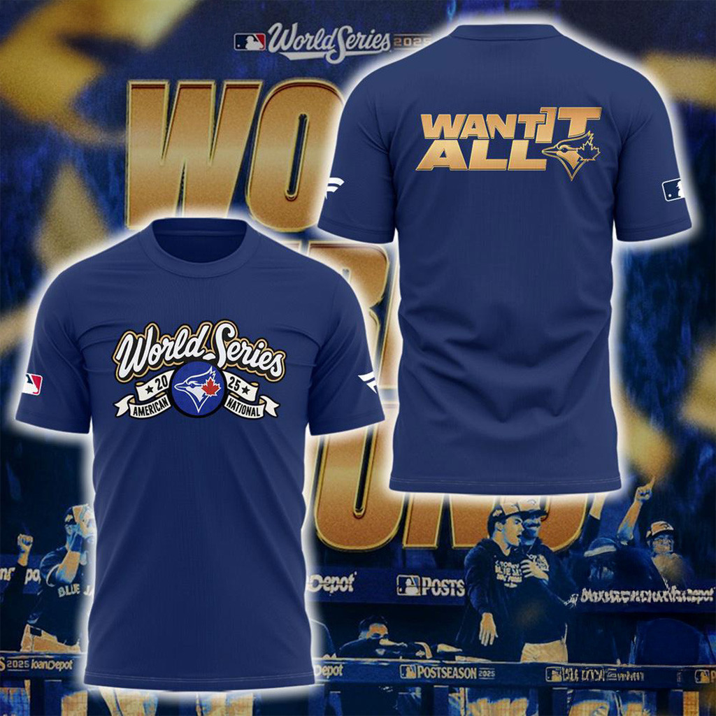 Toronto Blue Jays World Series American National 2025 T-Shirt Jays Merch Xmas Gifts For Brother-1 Toronto Blue Jays World Series American National 2025 T-Shirt Jays Merch Xmas Gifts For Brother-1