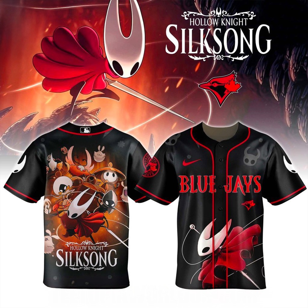 Toronto Blue Jays X Hollow Knight Silksong 2025 Jersey Jays Merch Gifts For Baseball Fans-1