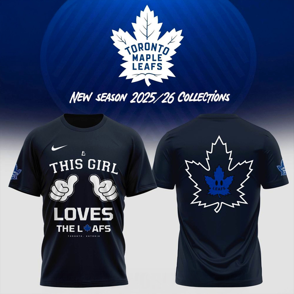 Toronto Maple Leafs 2025 2026 New Season T-Shirt Leafs Merch Gift For Ice Hockey Fans-1 Toronto Maple Leafs 2025 2026 New Season T-Shirt Leafs Merch Gift For Ice Hockey Fans-1