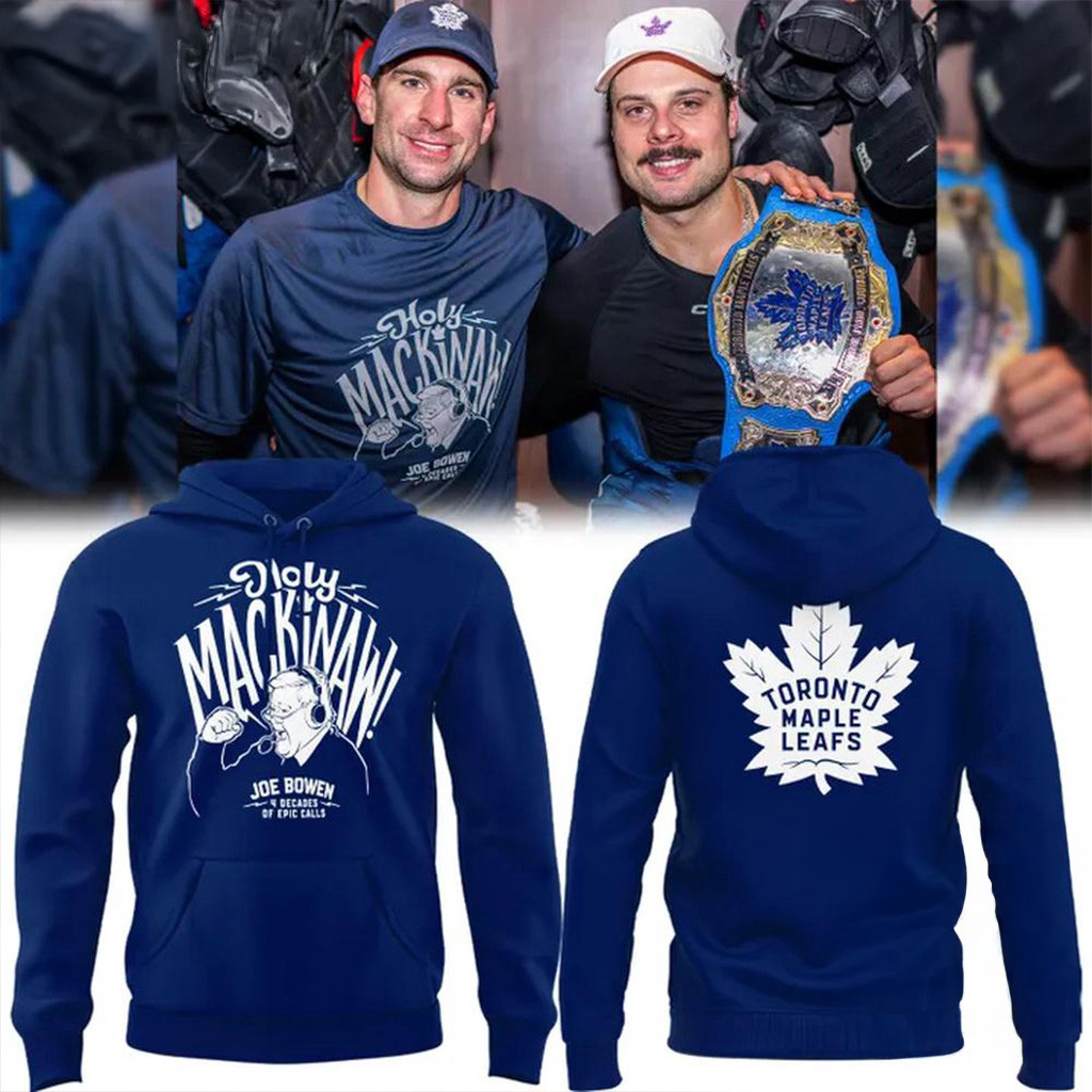 Toronto Maple Leafs Holy Mackinaw Hoodie Leafs Merch Great Gifts For Hockey Fans-1